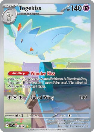 Togekiss - 235/217 (235) [ME: Ascended Heroes] Holofoil