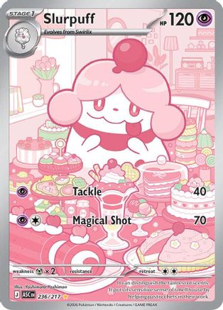 Slurpuff - 236/217 (236) [ME: Ascended Heroes] Holofoil