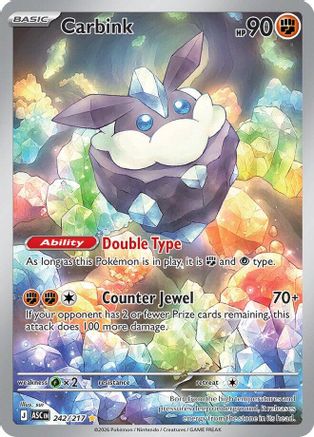 Carbink - 242/217 (242) [ME: Ascended Heroes] Holofoil
