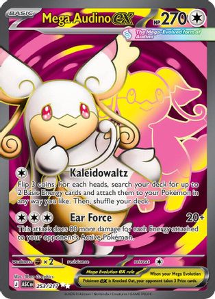 Mega Audino ex - 253/217 (253) [ME: Ascended Heroes] Holofoil