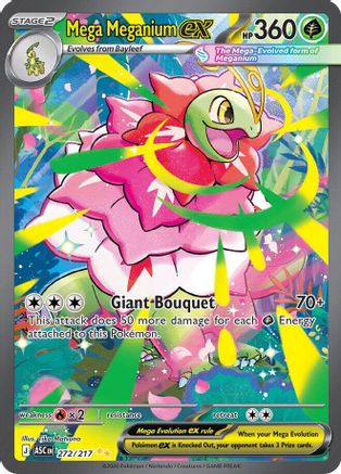 Mega Meganium ex - 272/217 (272) [ME: Ascended Heroes] Holofoil