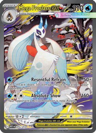Mega Froslass ex - 275/217 (275) [ME: Ascended Heroes] Holofoil