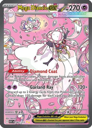 Mega Diancie ex - 282/217 (282) [ME: Ascended Heroes] Holofoil