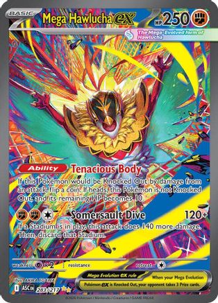 Mega Hawlucha ex - 283/217 (283) [ME: Ascended Heroes] Holofoil