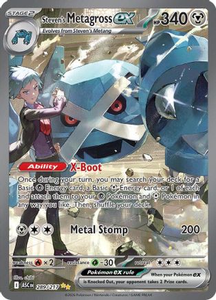 Steven's Metagross ex (289) [ME: Ascended Heroes] Holofoil