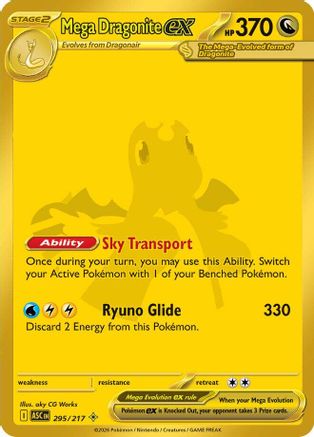 Mega Dragonite ex - 295/217 (295) [ME: Ascended Heroes] Holofoil