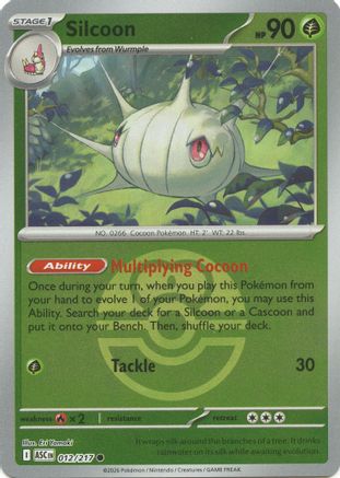 Silcoon (Love Ball) (12) [ME: Ascended Heroes] Reverse Holofoil
