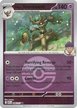 Hop's Trevenant - 096/217 (Poke Ball) (96) [ME: Ascended Heroes] Reverse Holofoil