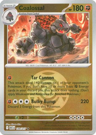 Coalossal (Dusk Ball) (120) [ME: Ascended Heroes] Reverse Holofoil