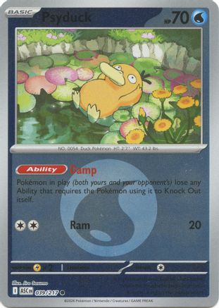 Psyduck - 039/217 (Energy Symbol Pattern) (39) [ME: Ascended Heroes] Reverse Holofoil