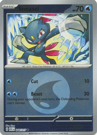 Sneasel (Energy Symbol Pattern) (44) [ME: Ascended Heroes] Reverse Holofoil