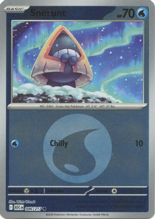 Snorunt - 046/217 (Energy Symbol Pattern) (46) [ME: Ascended Heroes] Reverse Holofoil