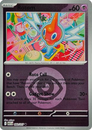 Rotom (Energy Symbol Pattern) (92) [ME: Ascended Heroes] Reverse Holofoil