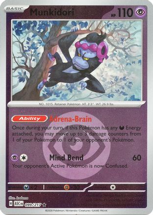 Munkidori (Energy Symbol Pattern) (99) [ME: Ascended Heroes] Reverse Holofoil