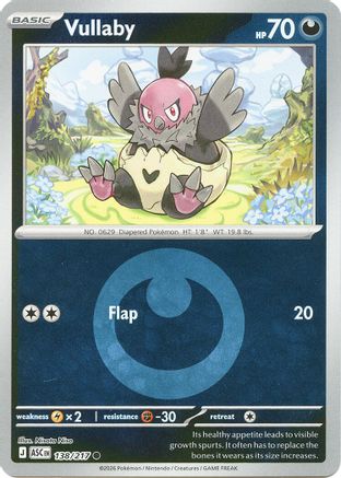 Vullaby (Energy Symbol Pattern) (138) [ME: Ascended Heroes] Reverse Holofoil