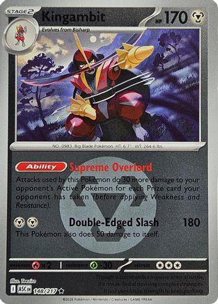 Kingambit (Energy Symbol Pattern) (148) [ME: Ascended Heroes] Reverse Holofoil