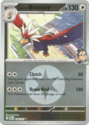 Larry's Braviary (Energy Symbol Pattern) (174) [ME: Ascended Heroes] Reverse Holofoil