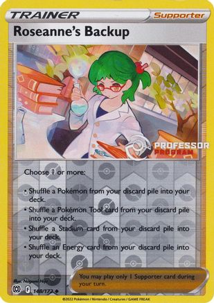 Roseanne's Backup (148) [Professor Program Promos] Reverse Holofoil