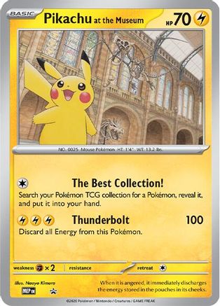 Pikachu at the Museum () [Jumbo Cards]