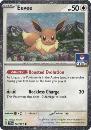 Eevee (Southeast Asia Exclusive) (143) [League & Championship Cards] Holofoil