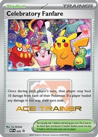Celebratory Fanfare (Ace Trainer) (28) [ME: Mega Evolution Promo]