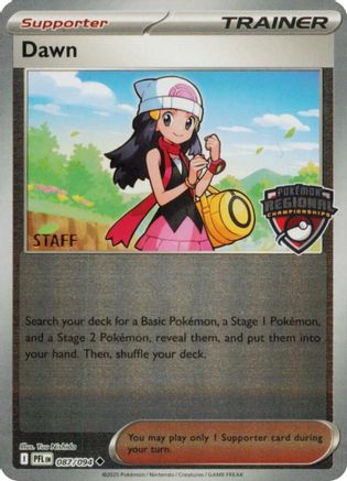 Dawn (Regional Championship) [Staff] (87) [League & Championship Cards] Reverse Holofoil