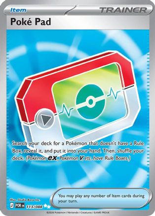 Poke Pad - 113/088 (113) [ME03: Perfect Order] Holofoil
