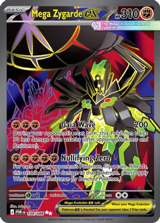 Mega Zygarde ex - 104/088 (104) [ME03: Perfect Order] Holofoil