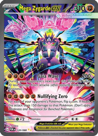 Mega Zygarde ex - 120/088 (120) [ME03: Perfect Order] Holofoil