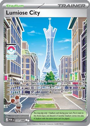 Lumiose City - 111/088 (111) [ME03: Perfect Order] Holofoil