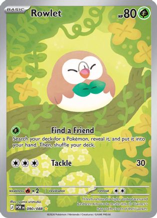Rowlet - 090/088 (90) [ME03: Perfect Order] Holofoil