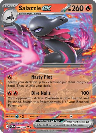 Salazzle ex - 016/088 (16) [ME03: Perfect Order] Holofoil