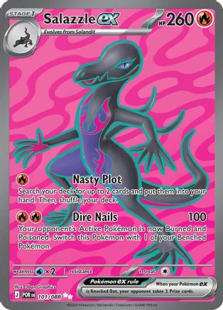 Salazzle ex - 101/088 (101) [ME03: Perfect Order] Holofoil