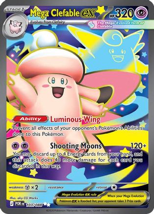 Mega Clefable ex - 103/088 (103) [ME03: Perfect Order] Holofoil