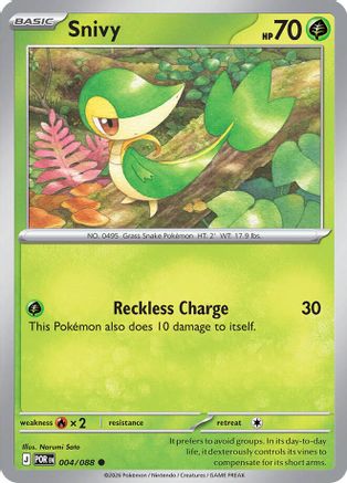 Snivy (4) [ME03: Perfect Order] Reverse Holofoil