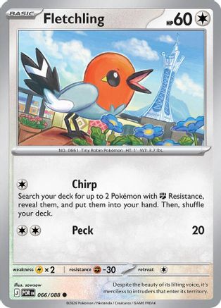 Fletchling (66) [ME03: Perfect Order] Reverse Holofoil