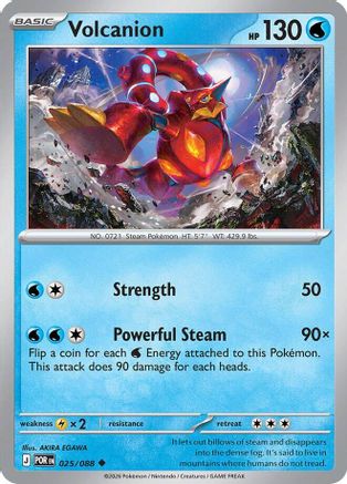Volcanion (25) [ME03: Perfect Order] Reverse Holofoil