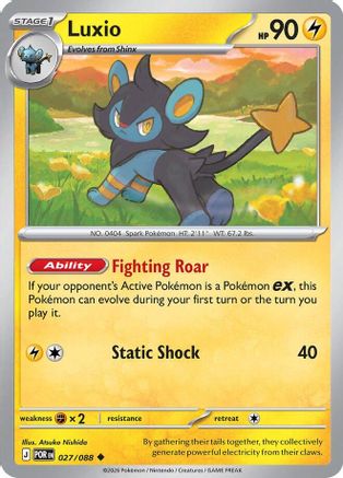 Luxio (27) [ME03: Perfect Order] Reverse Holofoil
