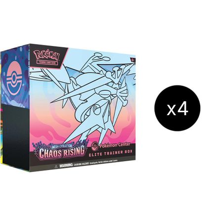 Pokemon Chaos Rising Pokemon Center Elite Trainer Box Case