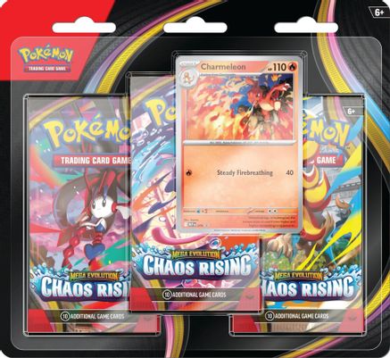 Pokemon Chaos Rising 3 Pack Blister [Charmeleon]