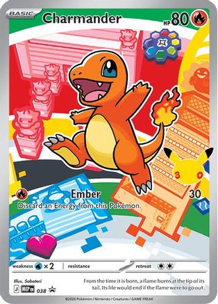 Charmander - 038 (38) [ME: Mega Evolution Promo] Holofoil