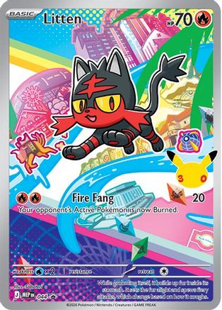 Litten - 044 (44) [ME: Mega Evolution Promo] Holofoil