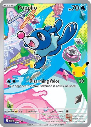 Popplio - 045 (45) [ME: Mega Evolution Promo] Holofoil