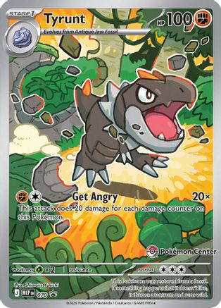 Tyrunt - 070 (Pokemon Center Exclusive) (70) [ME: Mega Evolution Promo] Holofoil