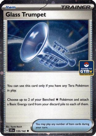 Glass Trumpet (Gym Stamp Asia Exclusive) (135) [Miscellaneous Cards & Products] Holofoil