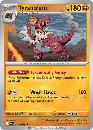 Tyrantrum - 047/088 (Non-Holo) (45) [Deck Exclusives]