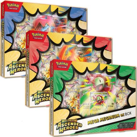 Pokemon Costco Ascended Heroes Mega ex Box Bundle (8 Packs)