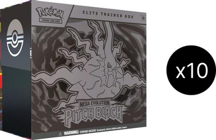 Pokemon Pitch Black Elite Trainer Box Case