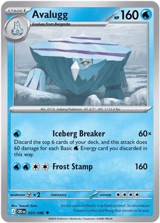 Avalugg (24) [ME04: Chaos Rising] Reverse Holofoil