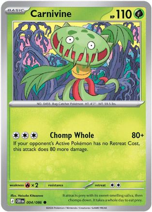Carnivine (4) [ME04: Chaos Rising] Reverse Holofoil